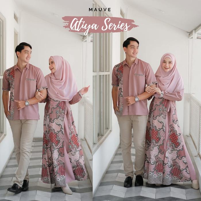 Baju Muslim Atiya Mauve Couple
