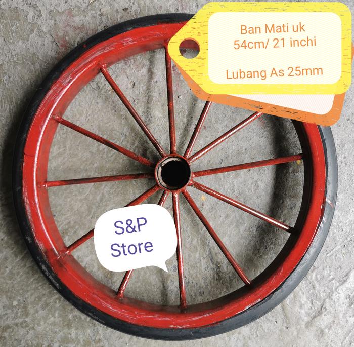 Ban Gerobak Sampah / Roda Jari - Jari / Roda Mati