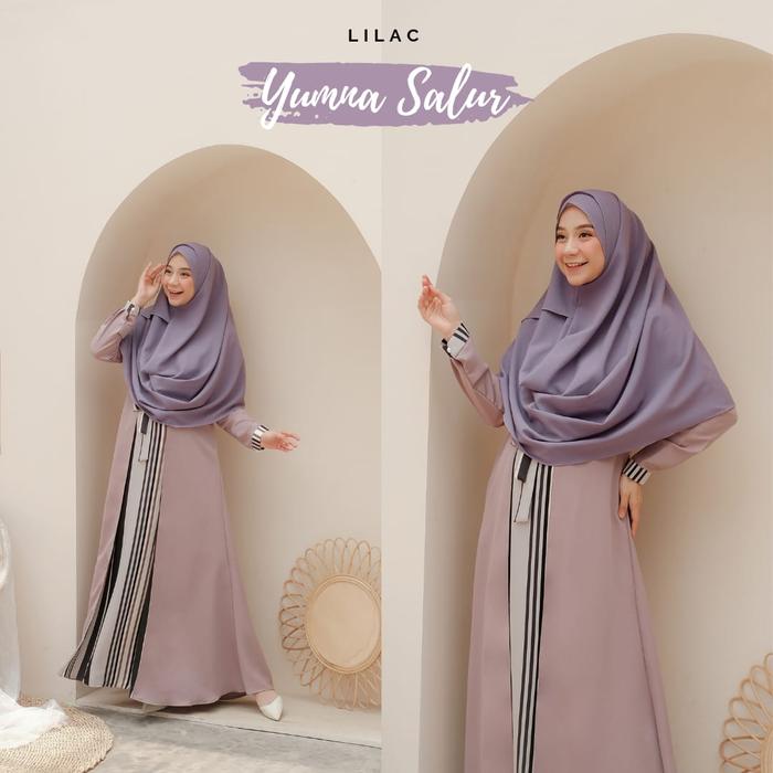Baju Muslim Gamis Yumna Salur