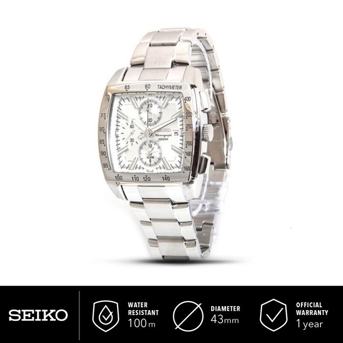 Jam Tangan Pria Seiko Chronograph SNAC23P1 SNAC23 Kotak Original