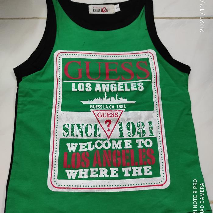 Kaos kutang bayi preloved hijau