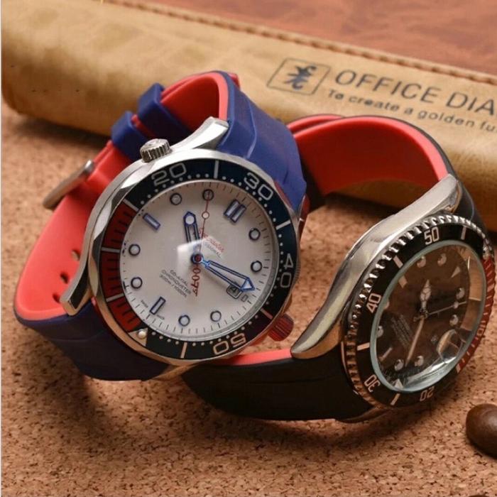 rubber curved 22 mm/tali jam tangan curve 20 22 dan 24 mm.premium