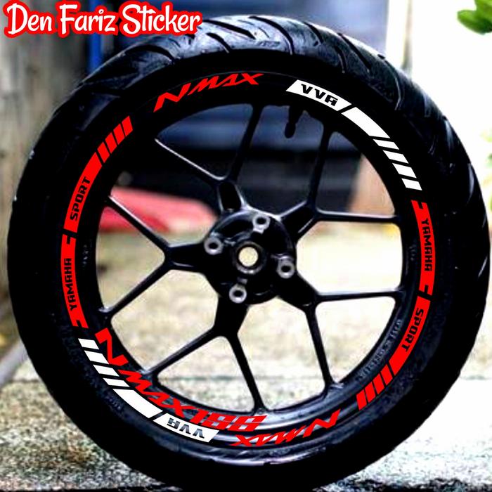 Stiker nmax Stiker motor nmax Stiker velg motor nmax satu set