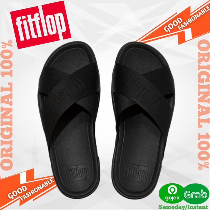 Sandal Pria Fitflop Men Surfer Woven Logo Webbing Original 100%