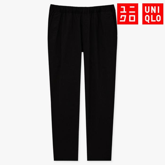 Uniqlo Ezy Ankle Pants Resleting Polos S M L XL Kerja (Preloved)