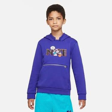 Hoodie Anak Nike Space Jam X Nike Older Kids Hoodie (M) [DM2980-432]