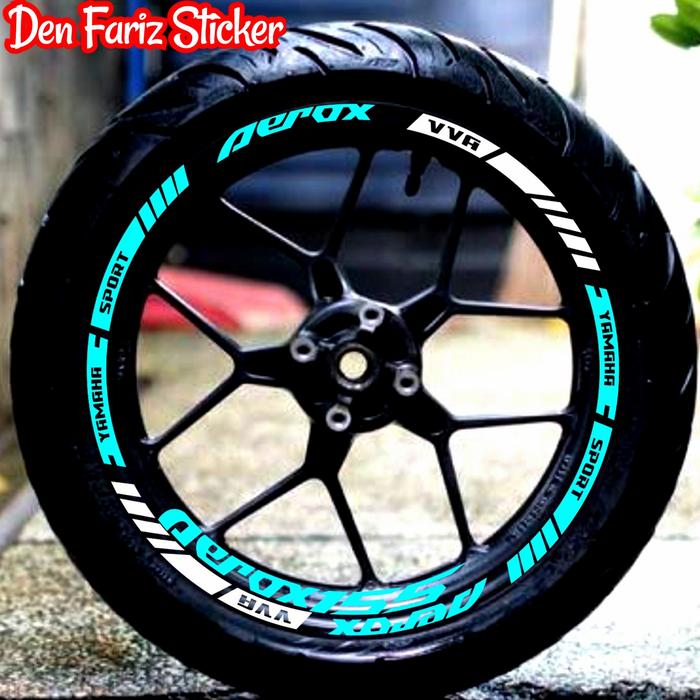 Stiker arox 155 Stiker velg motor aerox 155