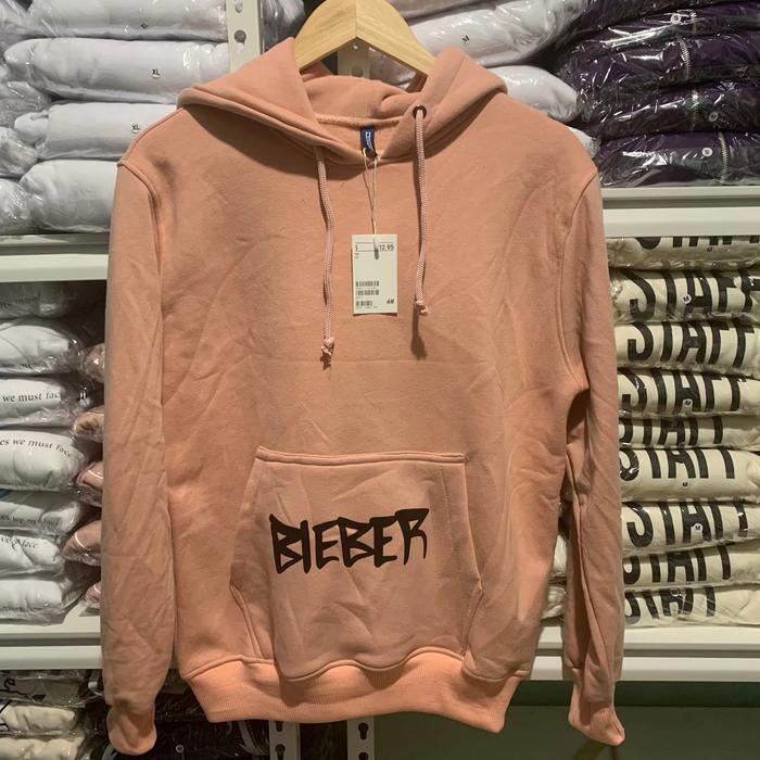 Hoodie HnM Changes Bieber Duck Pink Original Full Tag Free Plastik HnM