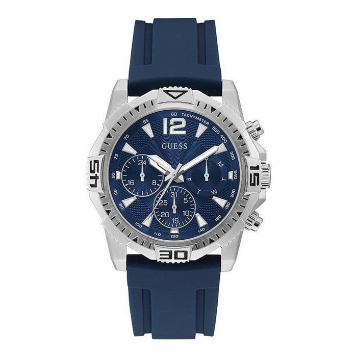 Jam Tangan Pria Gue55 Gw0211G1 Strap Rubber Original