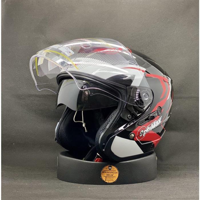 G2 OPTIMAX MOTIF BLACK RED TERMURAH