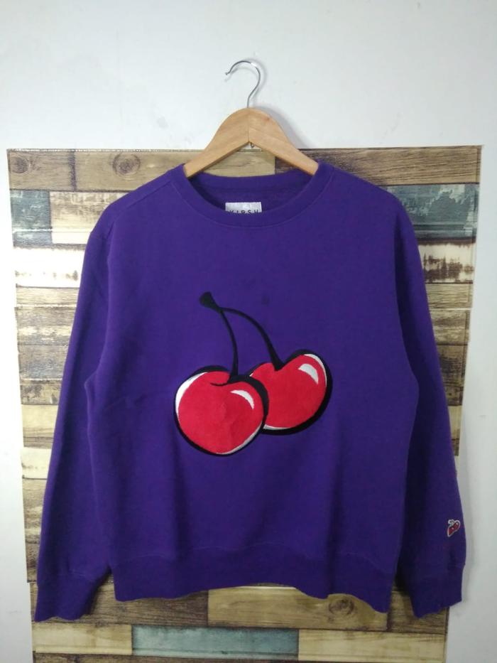 Crewneck Kirsh Cherry Big Logo Towel Purple Original