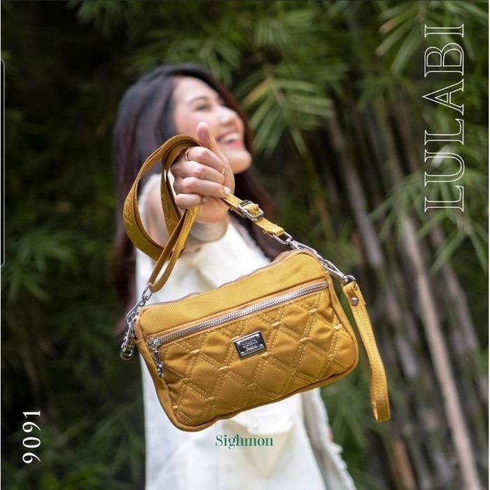 Dompet Selempang Sighmon 9091-53 Bahan Kanvas. Tas Wanita Import.!!!!!