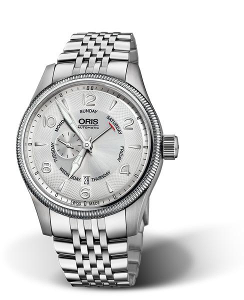 Oris Big Crown Small Second Pointer Day 745 7688 4061 MB Silver Dial