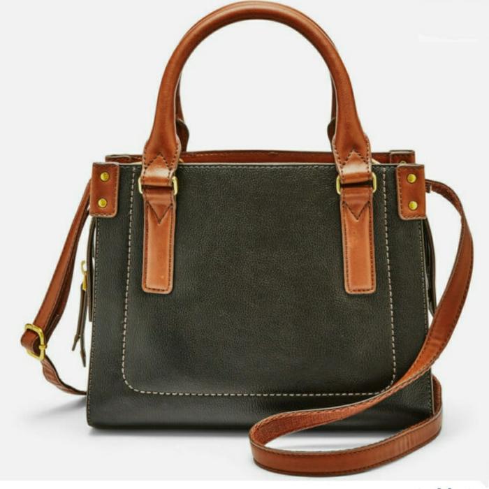 FOSSIL CLAIRE LEATHER MINI SATCHEL BAG BY MADAME JASTIP USA