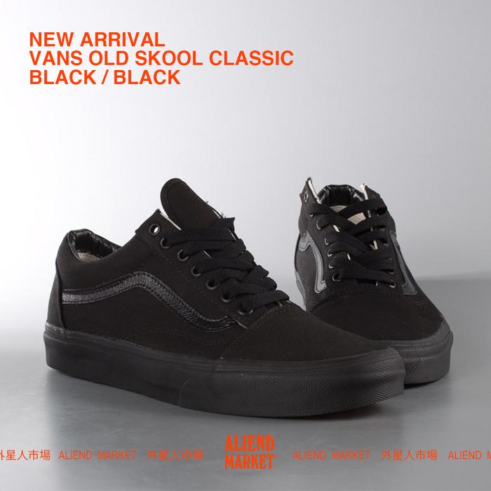 Vans Old Skool Full Black Original Resmi PT NAVYA