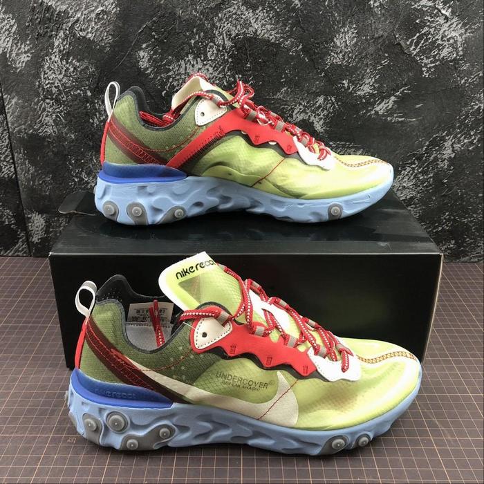 Nike React Element 87 x Undercover "Volt/University Red" Original BNIB