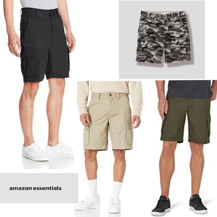 Celana Pendek Cargo Amazon Essentials ||Amazon Essentials cargo shorts