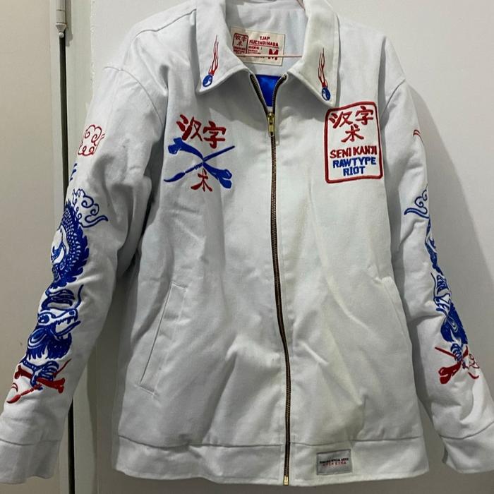 WORK JACKET RAW TYPE RIOT X SENI KANJI ORIGINAL LIMITED WJ RAWTYPE RTR