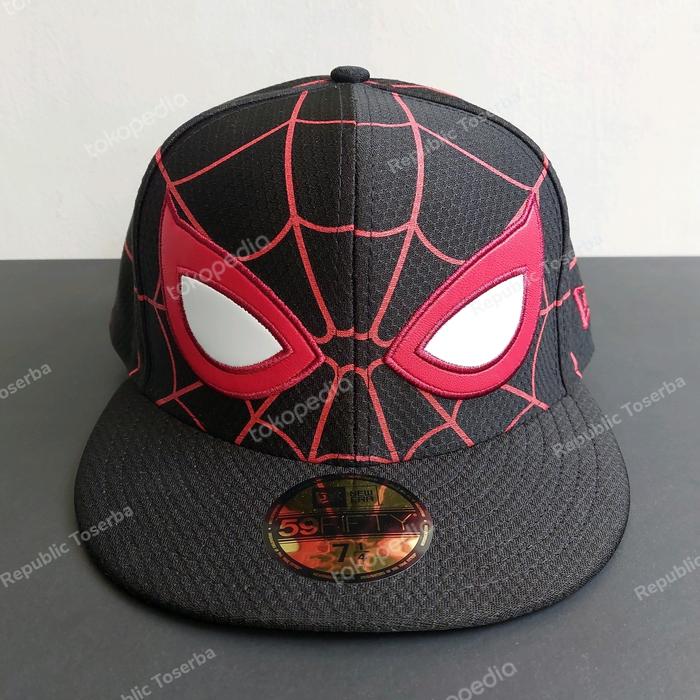 Topi New Era 59fifty Spiderman Miles Morales