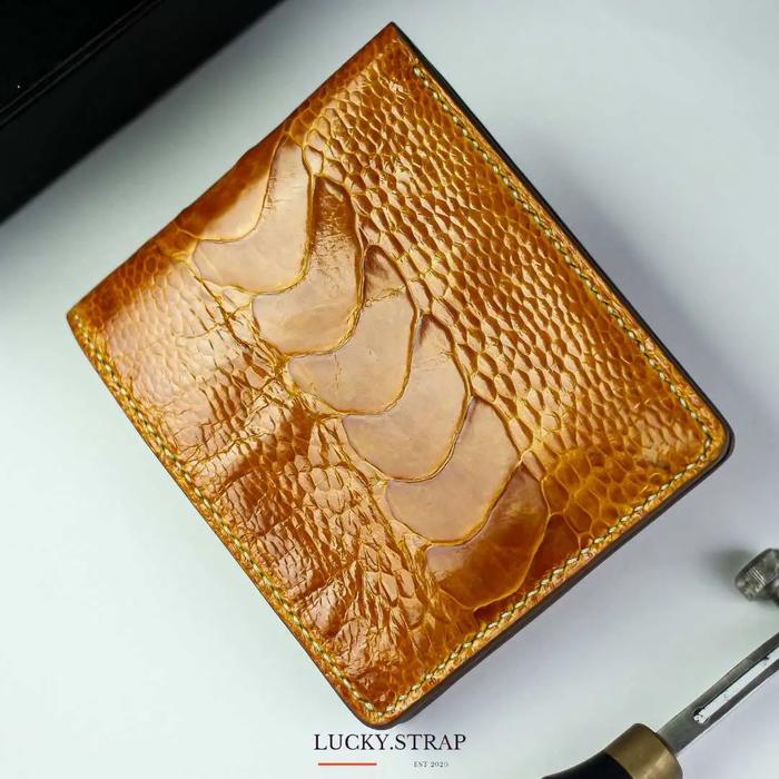 WALLET LEATHER OSTRICH