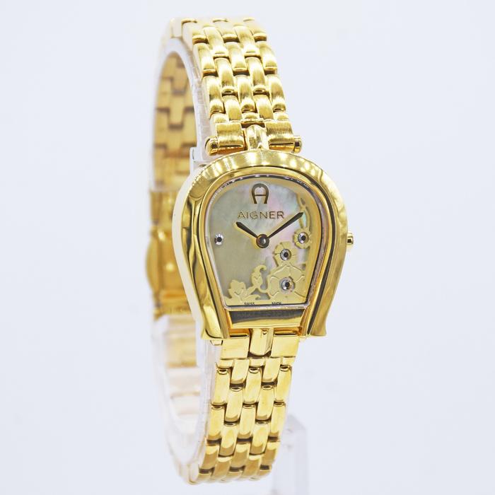 Jam Tangan Wanita Aigner Perugina ARWLG2151301 Gold Originlal