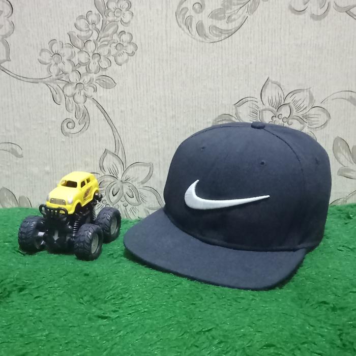 Topi NIKE snapback Hitam / Original second brand/After wash wangi
