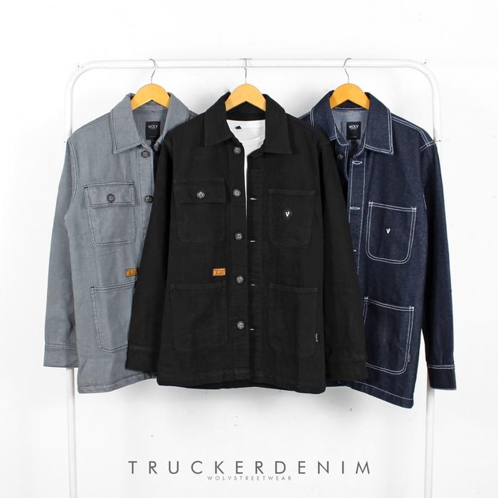 jaket trucker denim
