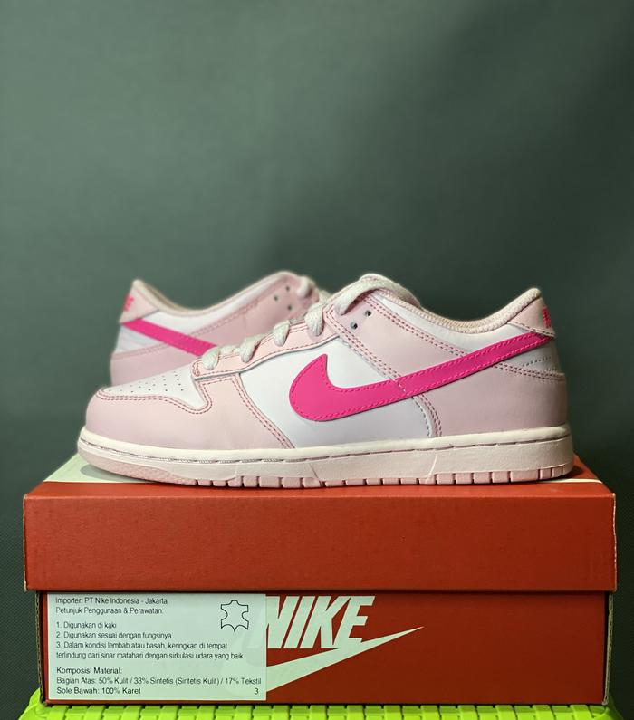 Nike Dunk Low Triple Pink Preschool (PS)