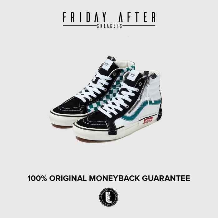 Sepatu Sneakers Vans SK8 HI Cut and Paste Alpine Green Original Resmi