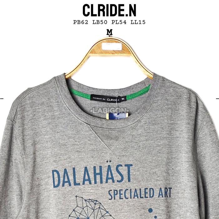 Crewneck Sweater CLRIDE.N Original Second Thrift Preloved M064