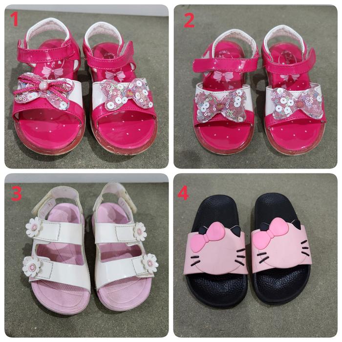sepatu sendal anak perempuan preloved second thrift murah branded