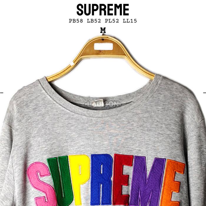 Crewneck Sweater SUPREME Second Thrift Preloved M063