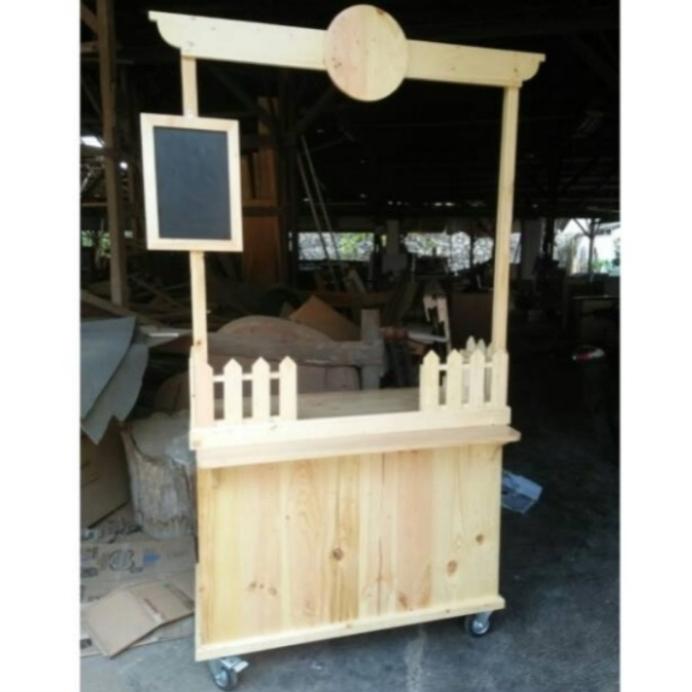 gerobak dorong/booth minuman