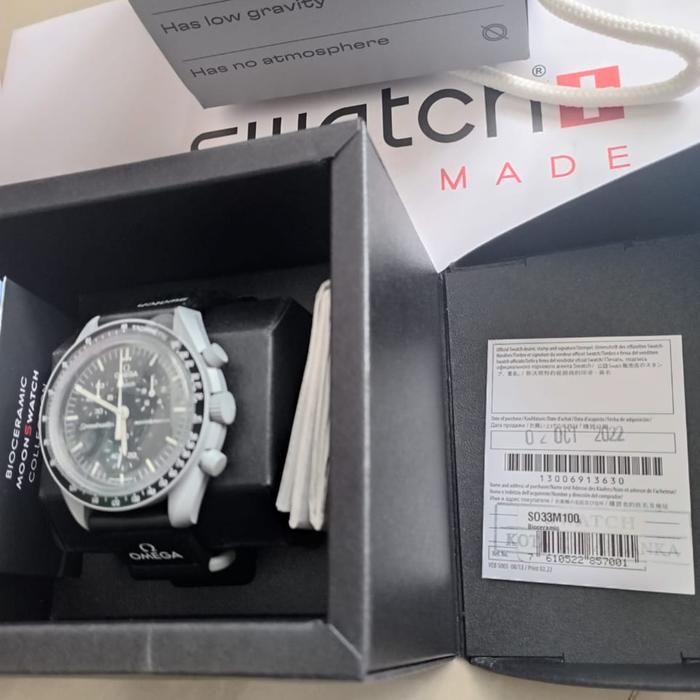 Swatch x Omega (Mission To The Moon) Swiss Made Garansi resmi