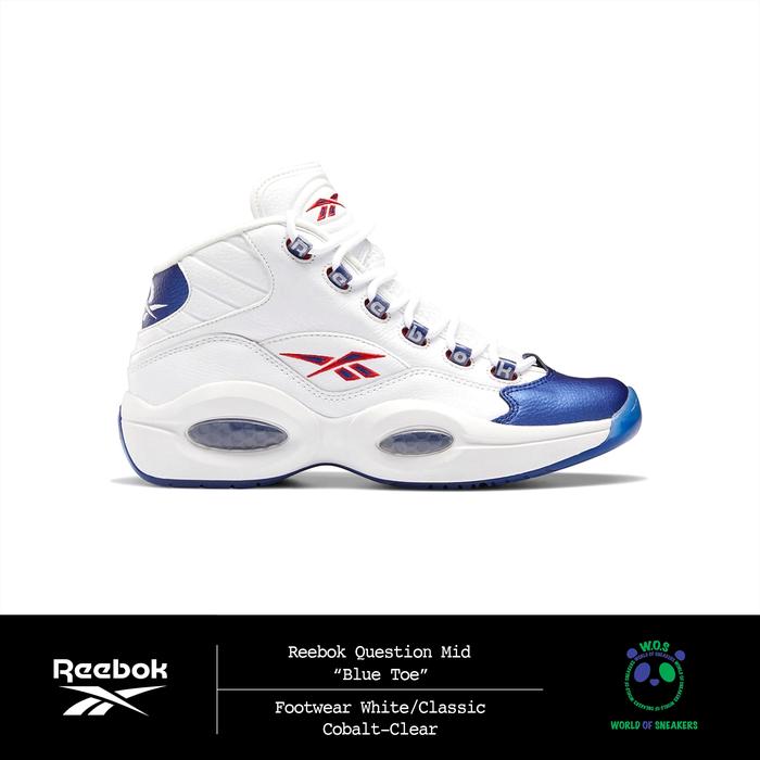 Reebok Question Mid “Blue Toe” (2022)