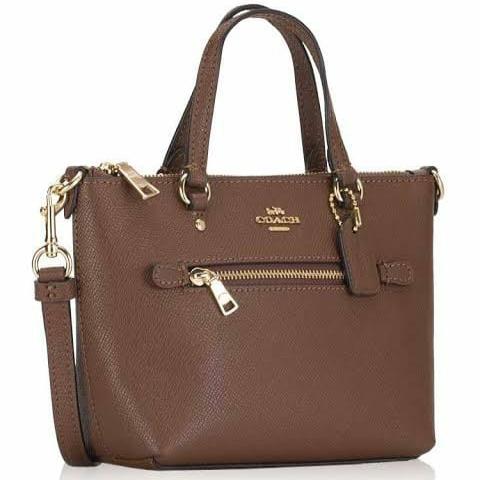 coach Mini gallery satchel Dark saddle