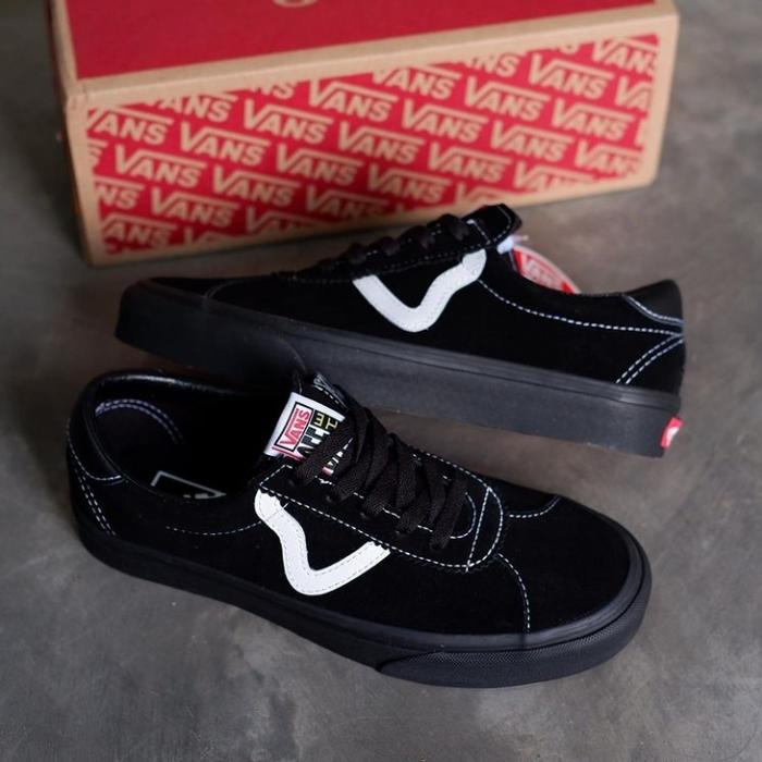 sepatu VANS SPORT UNISEX SNEAKERS SHOES - BLACK original navya