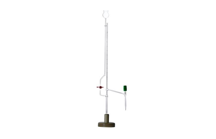 Micro Buret 10 ml , PTFE key, with Stand