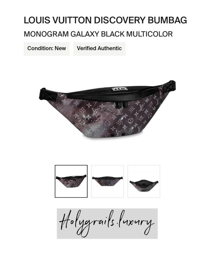 Louis Vuitton Discovery Bumbag Monogram Galaxy Black Multicolor