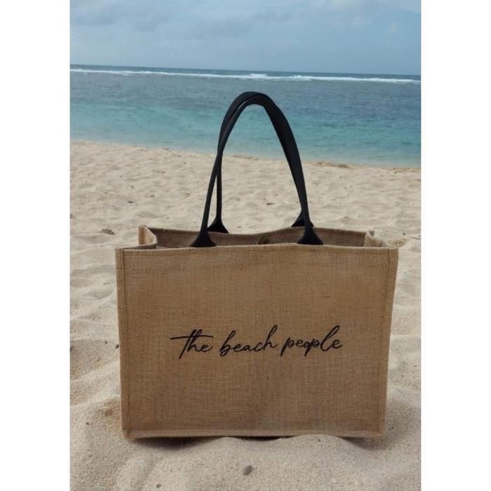 Tas Goni Laminasi / Tas Karung Goni Laminasi / Jute Bag / Tas Pantai