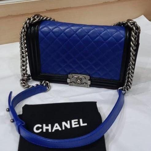 Tas Wanita Chanel Boy (size 25) Original