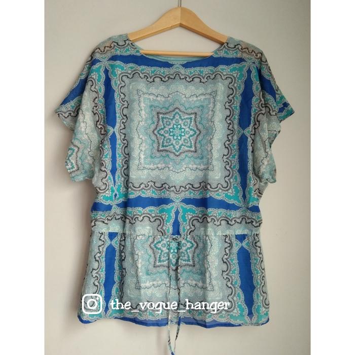 Blouse Poly Katun Halus Printed 22 OCTOBRE