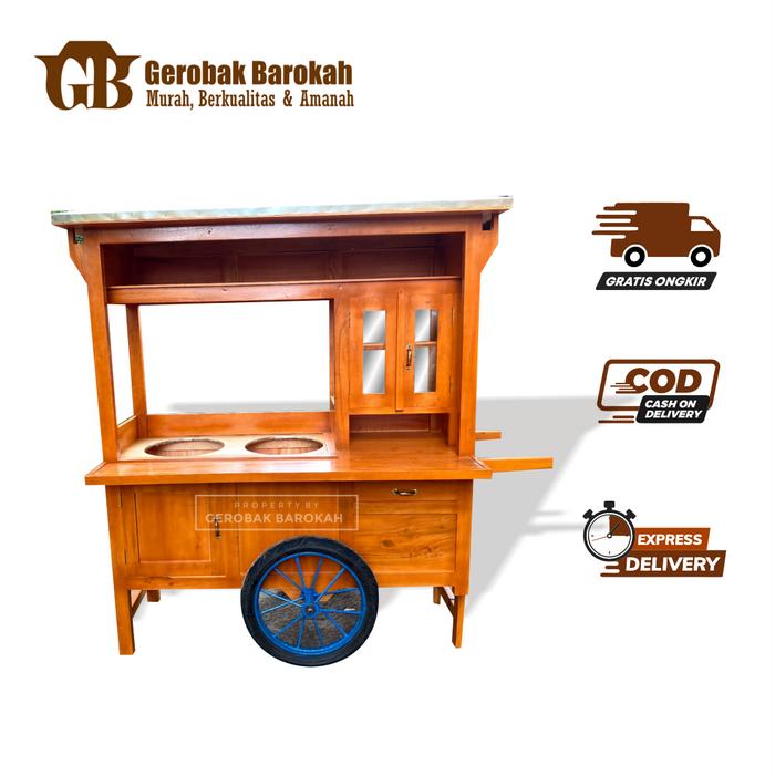 Gerobak bakso / Gerobak bakso dorong / Rombong bakso