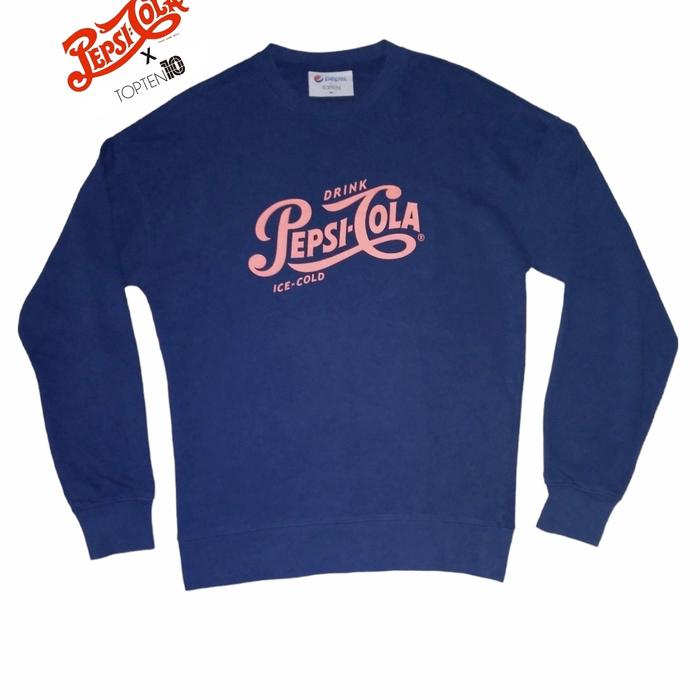 crewnek PEPSI COLA x TOPTEN 10 size L
