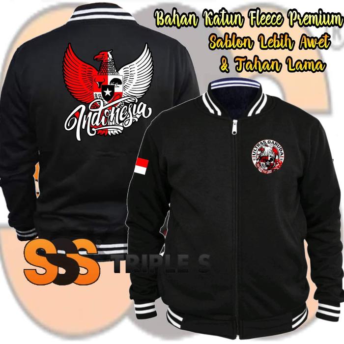 (dIskon) JAKET VARSITY BASEBALL ULTRAS GARUDA INDONESIA