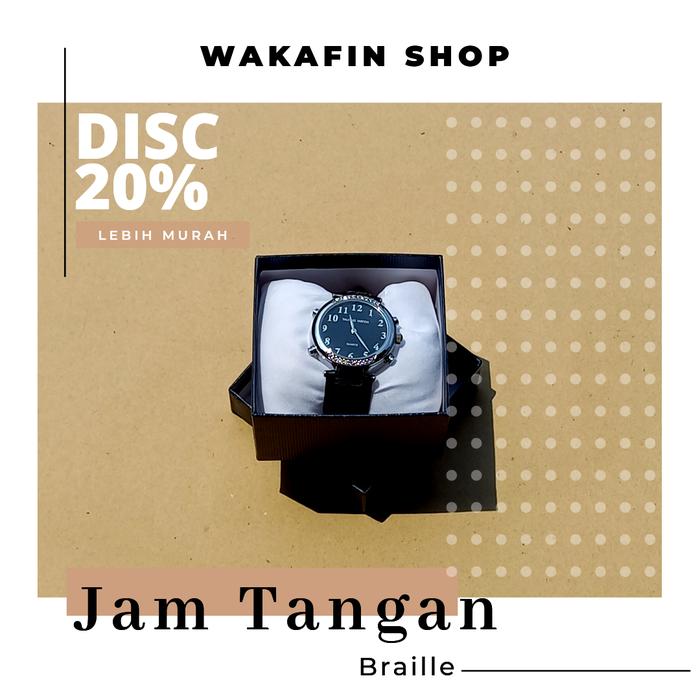 DISKON!!! JAM TANGAN BICARA UNTUK TUNANETRA Watch Stainless