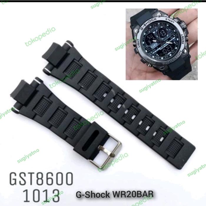 TALI STRAP JAM CASIO G SHOCK WR20BAR RUBBER STRAP JAM GSHOCK WR20BAR
