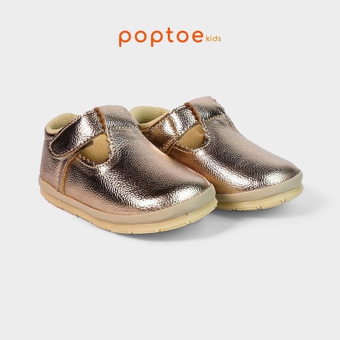 Sepatu Rose Gold Poptoe Joy Sepatu Anak Bayi Preloved