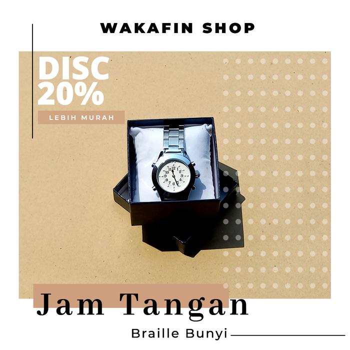DISKON!!! JAM TANGAN BRAILLE BICARA UNTUK TUNANETRA