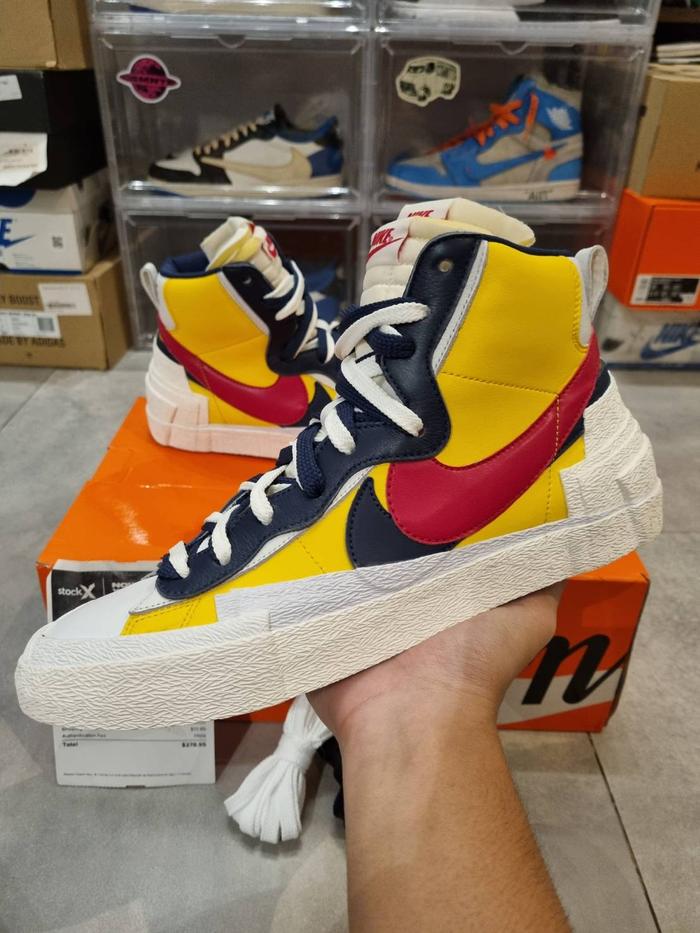 Nike Sacai Blazer High Snow Beach US 10 // EUR 44 Original Authentic